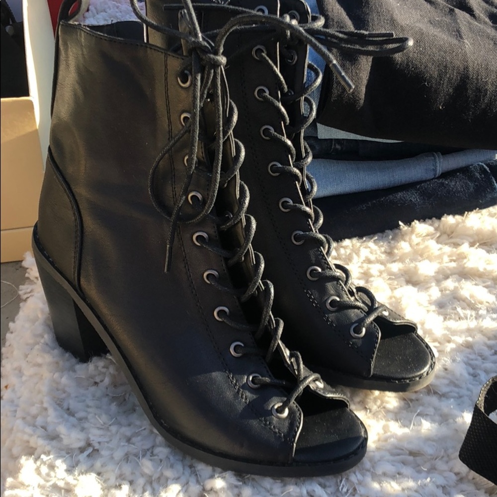 Brand New Lace Up Booties